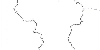 Blank map of Guyana